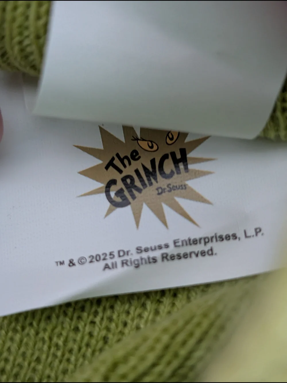 The Grinch Green Knit Pom Beanie for Kids